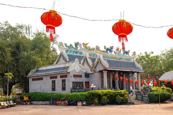 Architektur Und Dekoration Des Buddhistischen Tempels Von Luang Laos — Stockfoto