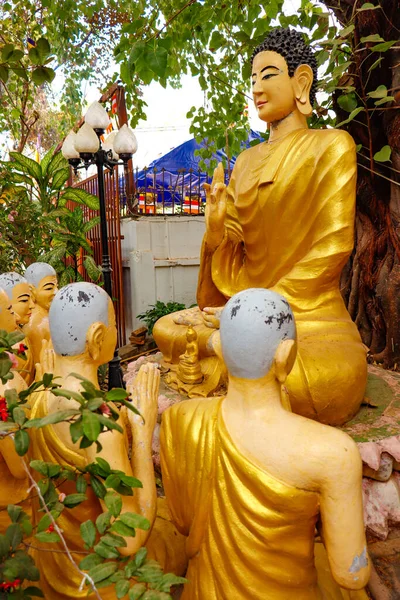 ラオスの仏教寺院ビエンチャン市 — ストック写真