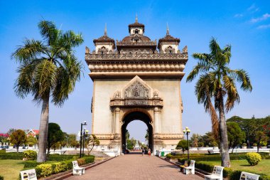 Patuxay Park 'ta mimarlık, Laos