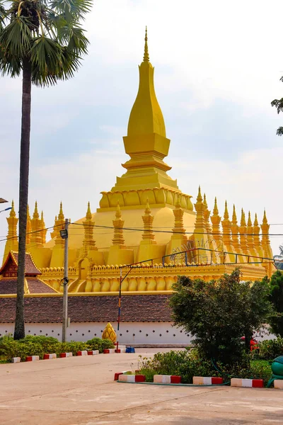 Vientiane Stad Buddisttempel Laos — Stockfoto