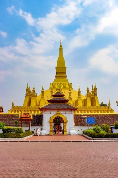 Wat Pha Att Luang Temple Laos — Stockfoto