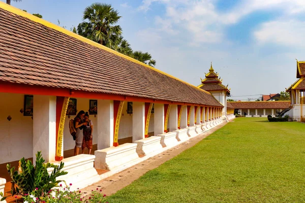 Wat Pha Hogy Luang Templom Laosz — Stock Fotó