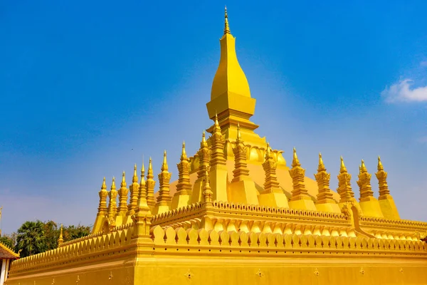 Templo Oro Vientiane Laos — Foto de Stock