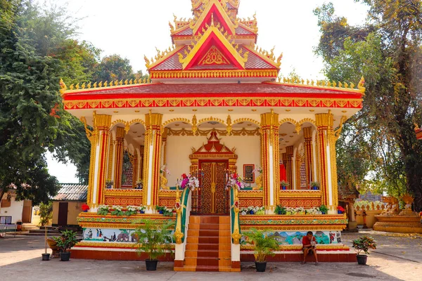 Lat Pha Luang Temple Laos — 스톡 사진