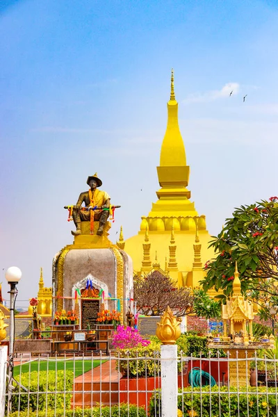 Wat Pha Luang Temple Laos — Stock Photo, Image