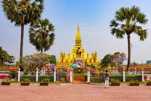 Wat Pha Luang Temple Laos — Stock Photo, Image