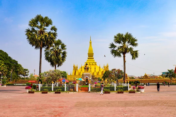 Wat Pha Att Luang Temple Laos — Stockfoto