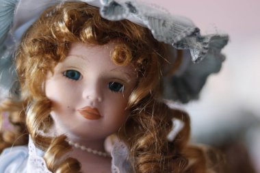 Güzel bir kız bebek manzarası