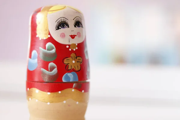 Gyönyörű Kilátás Orosz Matryoshka Babákra — Stock Fotó