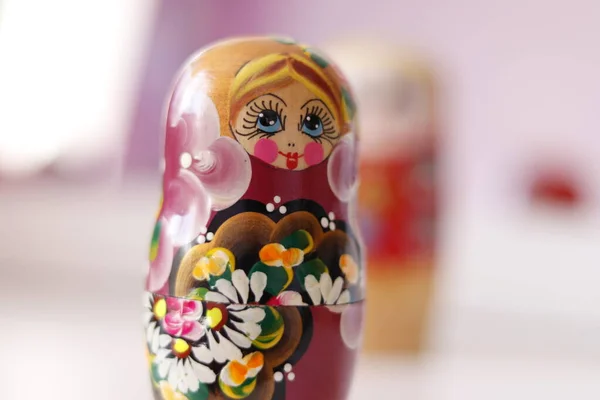 Une Belle Vue Sur Les Poupées Russes Matryoshka — Photo