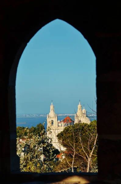 葡萄牙里斯本古城的景色 — 图库照片