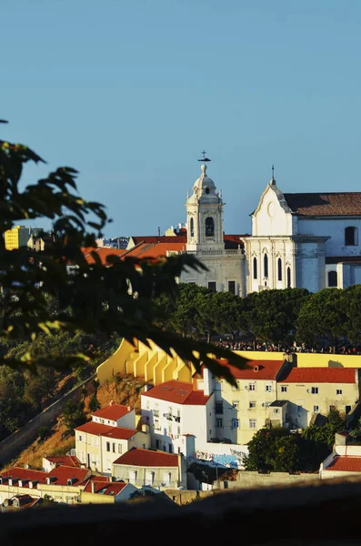 Vista Cidade Lisboa Portugal — Fotografia de Stock