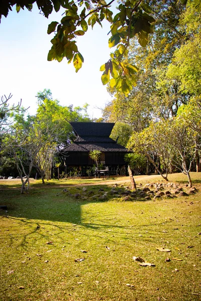 Baan Dan Múzeum Chiang Rai Thaiföld — Stock Fotó