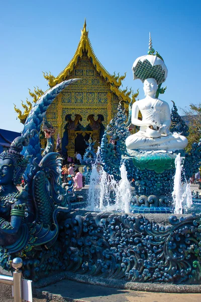 Tayland Chiang Rai Mavi Tapınak — Stok fotoğraf