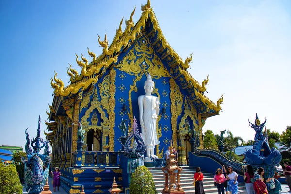 Thailand Chiang Rai Blue Temple — Stock Photo, Image