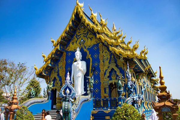 Thailand Chiang Rai Blue Temple — Stock Photo, Image