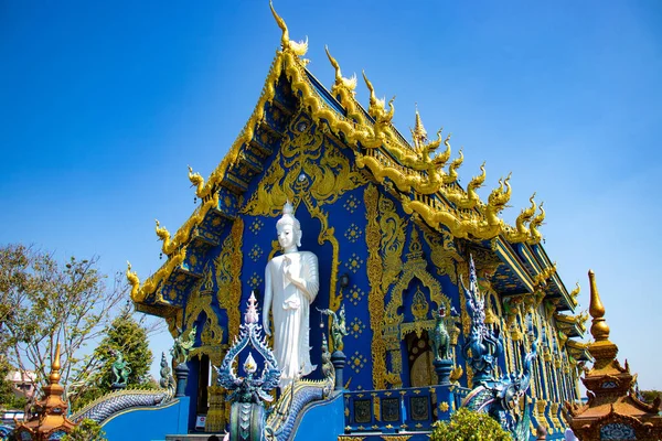 Thailand Chiang Rai Blue Temple — Stock Photo, Image