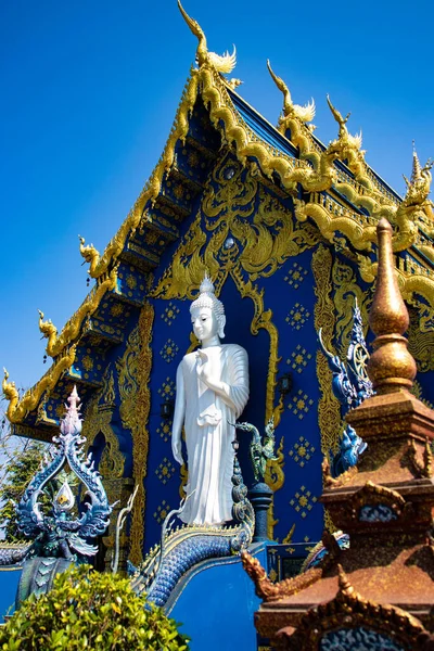 Thailand Det Chiang Rai Blå Templet — Stockfoto