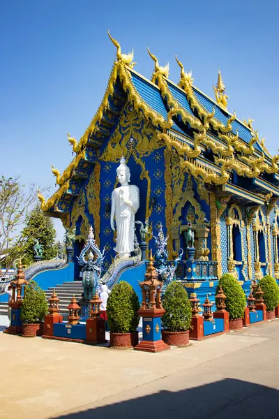 Thaiföld Csang Raj Vagyok Kék Templom — Stock Fotó