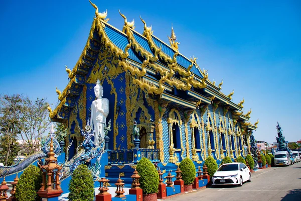 Thailand Chiang Rai Blue Temple — Stock Photo, Image