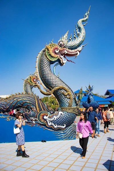 Thailand Chiang Rai Blue Temple — Stock Photo, Image