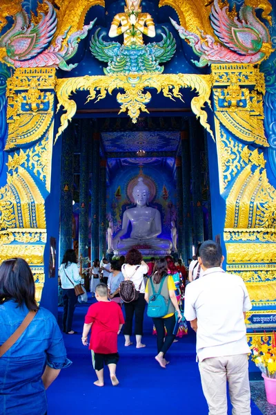 Thailandia Chiang Rai Tempio Blu — Foto Stock