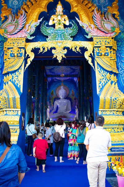 Thajsko Chiang Rai Modrý Chrám — Stock fotografie