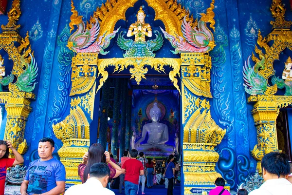 Thailandia Chiang Rai Tempio Blu — Foto Stock