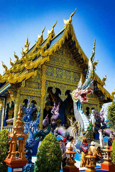 Thailand Chiang Rai Blauer Tempel — Stockfoto