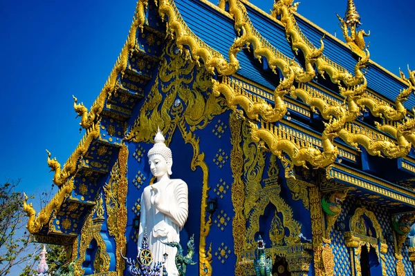 Thailand Chiang Rai Blue Temple — Stock Photo, Image