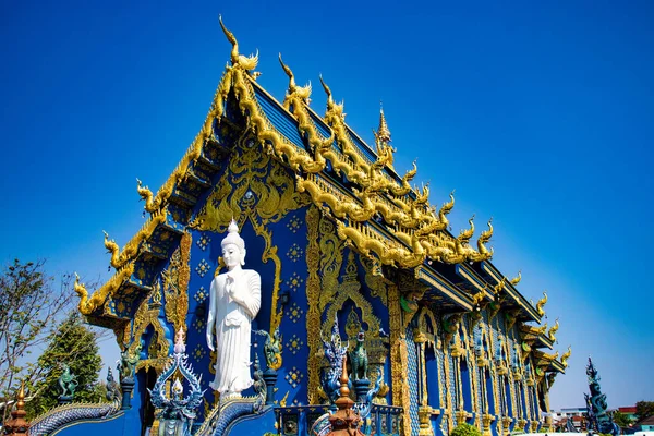 Thailand Chiang Rai Blue Temple — Stock Photo, Image