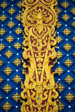 Tayland. Chiang Rai. Mavi Tapınak