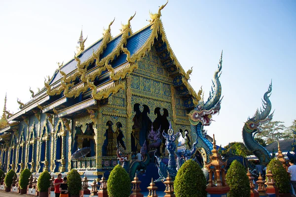 Thailand Chiang Rai Blue Temple — Stock Photo, Image