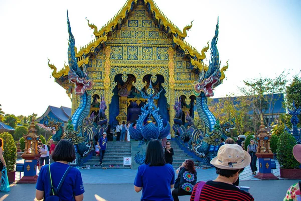 Thailand Chiang Rai Blue Temple — Stock Photo, Image