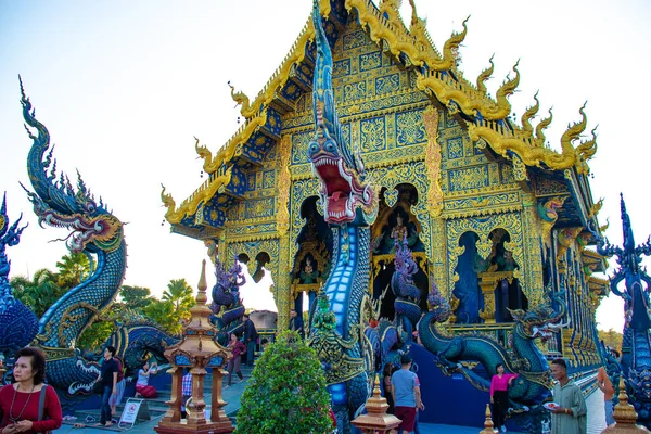 Thailand Chiang Rai Blue Temple — Stock Photo, Image