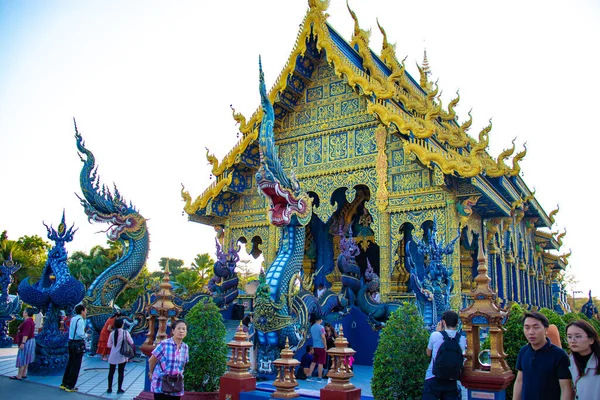 Thailand Chiang Rai Blue Temple — Stock Photo, Image