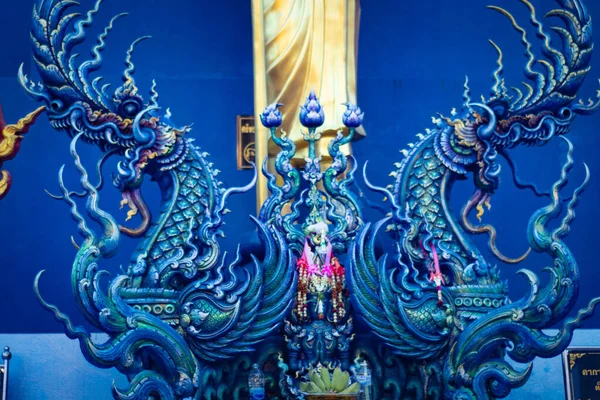 Thaïlande Chiang Rai Temple Bleu — Photo