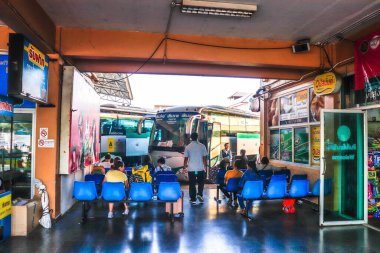 Chiang Rai, Tayland otobüs terminali. 