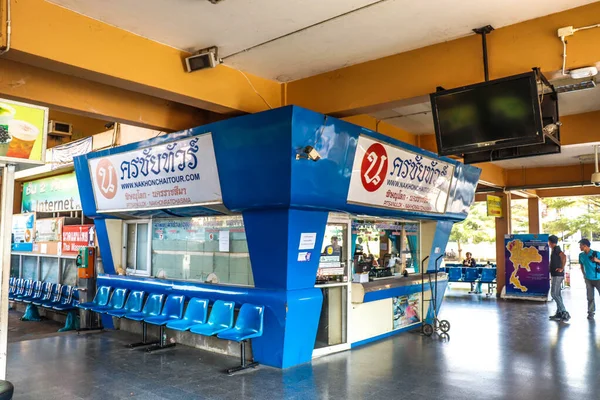 Terminal Bus Chiang Rai Thailand — Stok Foto