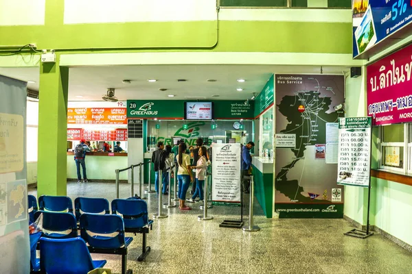 Terminal Rodoviário Chiang Rai Tailândia — Fotografia de Stock