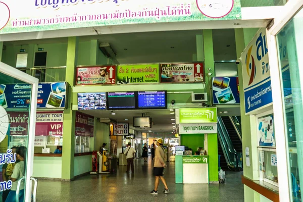 Terminal Rodoviário Chiang Rai Tailândia — Fotografia de Stock