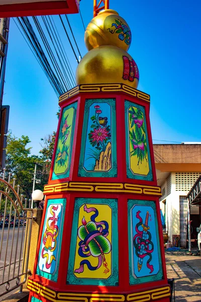 Chiang Rai Tayland Budist Mimarisi Dekorasyonu — Stok fotoğraf