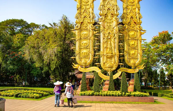 Chiang Rai Città Giorno Thailandia — Foto Stock