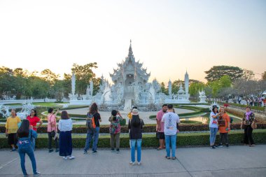 Tayland. Chiang Rai. Beyaz Tapınak