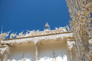 Tayland. Chiang Rai. Beyaz Tapınak