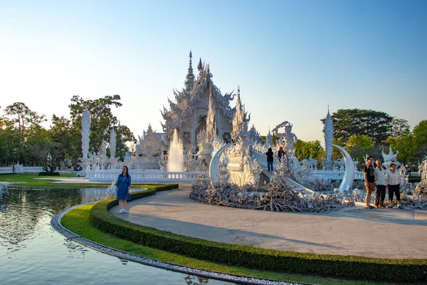 Thaïlande Chiang Rai Temple Blanc — Photo