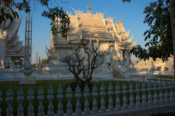 Thailandia Chiang Rai Tempio Bianco — Foto Stock