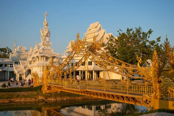 Thailand Ben Chiang Rai Witte Tempel — Stockfoto