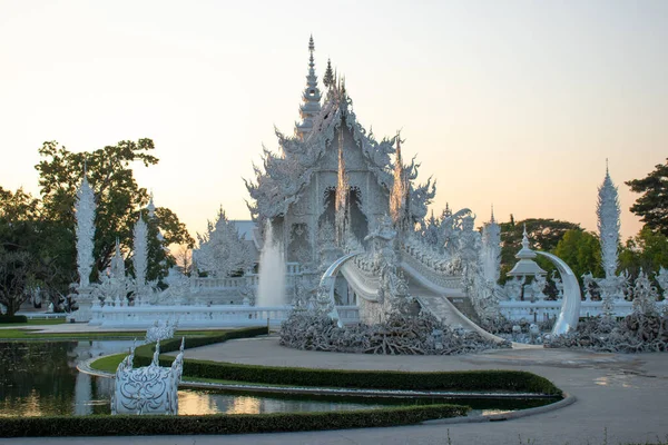 Thaïlande Chiang Rai Temple Blanc — Photo