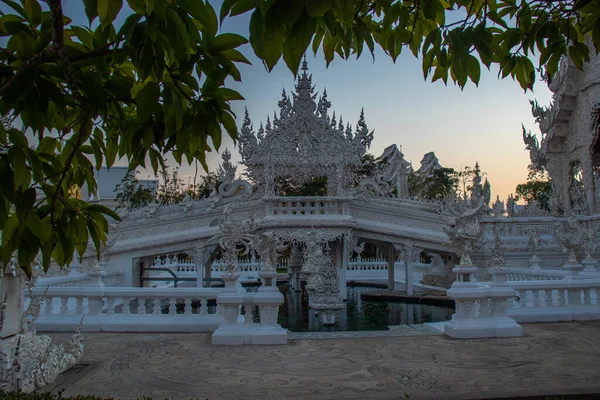 Thaïlande Chiang Rai Temple Blanc — Photo